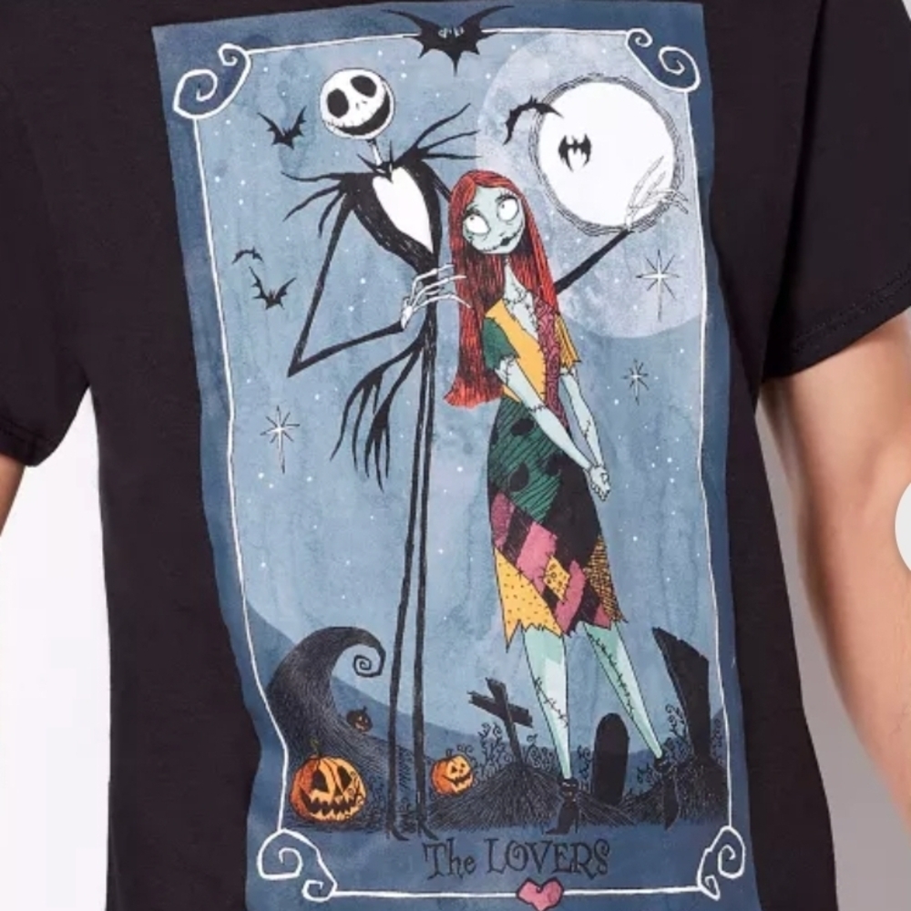 Lovers Tarot: Nightmare Before Christmas Graphic Tee